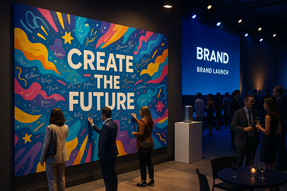 Brand Launches & Interactive Media Walls